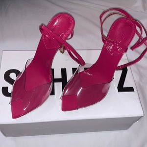 Schutz Desta Sandal hot pink